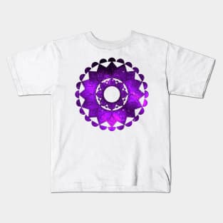 Purple Mandala Kids T-Shirt